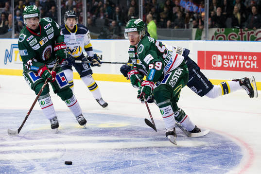 Frölundas Ponthus Westerholm och Simon Hjalmarsson