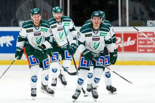 Färjestads Joakim Nygård jublar