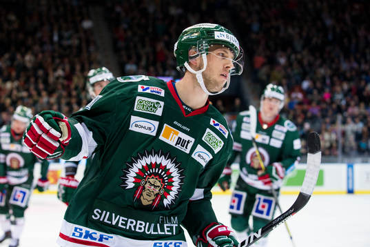 Frölundas Matt Donovan jublar