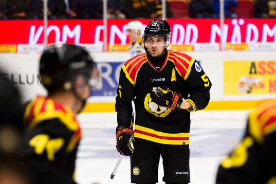 Brynäs Lukas Kilström deppar