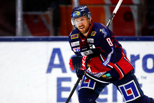 Linköpings Derek Roy jublar