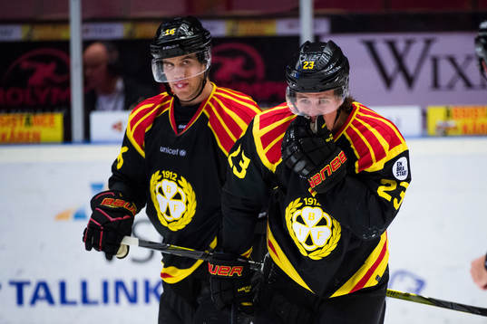 Brynäs Daniel Paille och Lucas Carlsson deppar