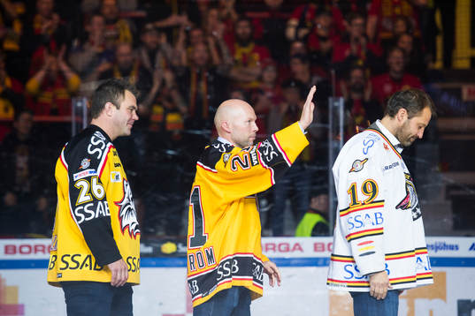 Luleås före detta lagkaptener Niclas Wallin, Anders