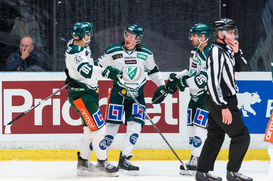 Färjestads Joakim Nygård jublar