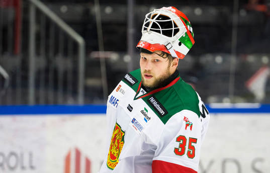 Moras målvakt Christian Engstrand deppar