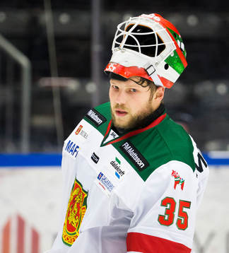 Moras målvakt Christian Engstrand deppar