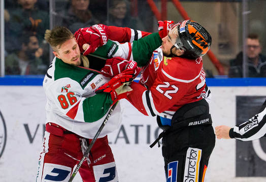 under ishockeymatchen i SHL mellan Örebro och Mora