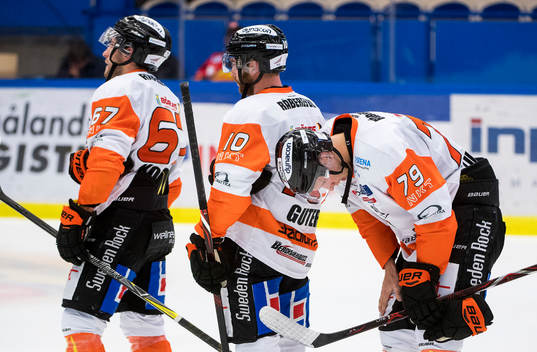 Karlskronas Konstantin Komarek, Mattias Guter och Emil
