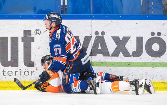 Växjös Martin Lundberg och Karlskronas Alexander Deilert