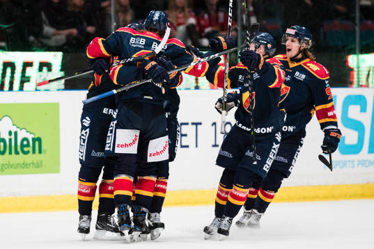 Djurgårdens spelare jublar
