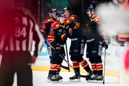 Djurgårdens Patrik Lundh, Alexander Falk, Lukas Vejdemo