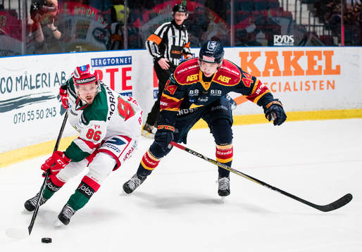 Moras Mathias Bromé och Djurgårdens Lukas Vejdemo