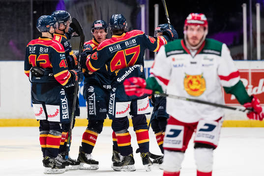 Djurgårdens Henrik Eriksson jublar