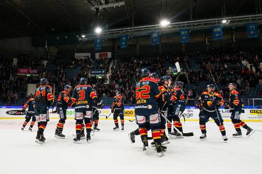 Djurgårdens spelare jublar