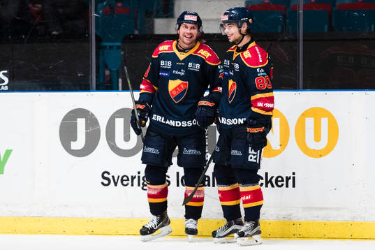 Djurgårdens Niclas Bergfors jublar