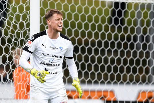 Halmstads målvakt Malkolm Nilsson gör debut idag
