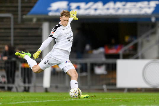 Halmstads målvakt Malkolm Nilsson