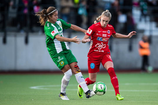 Örebros Emelie Andersson och Hammarbys Filippa Angeldal