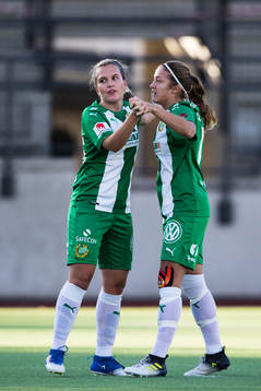 Hammarbys Frida Sjöberg jublar med Filippa Angeldal