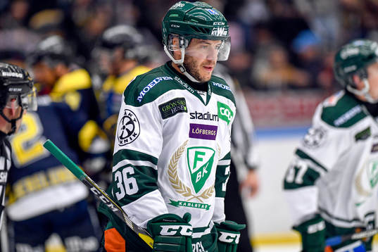 Färjestads Niklas Fogström deppar