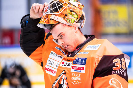Karlskronas målvakt Johannes Jönsson
