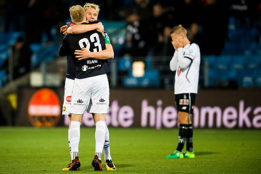 Eirik Ulland Andersen and Jakob Glesnes of Strømsgodset