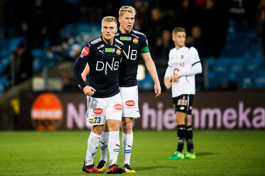 Eirik Ulland Andersen and Jakob Glesnes of Strømsgodset