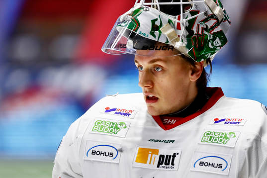 Frölundas målvakt Johan Mattsson