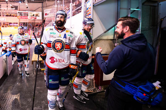 Växjös Daniel Rahimi  jublar