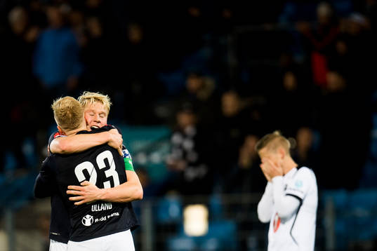 Eirik Ulland Andersen and Jakob Glesnes of Strømsgodset