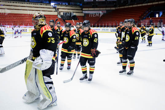 Brynäs spelare deppar