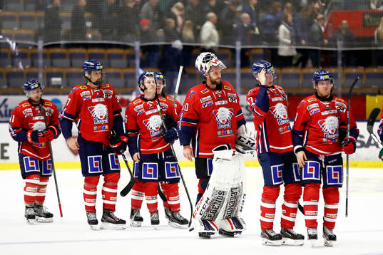 Linköpings målvakt Jonas Gustavsson med flera deppar