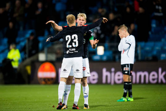 Eirik Ulland Andersen and Jakob Glesnes of Strømsgodset