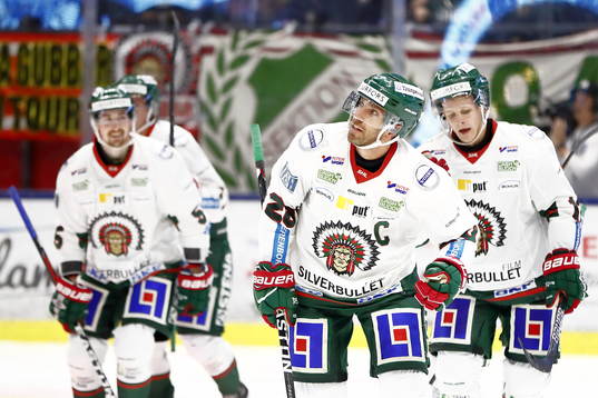 Frölundas Joel Lundqvist jublar