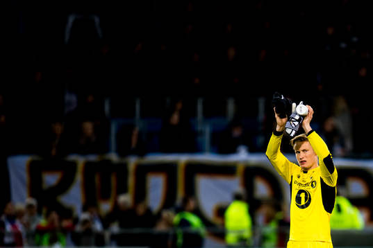 Goalkeeper Sondre Rossbach of Odd
