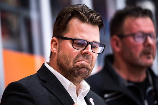 Karlskronas tränare Ove Molin  deppar