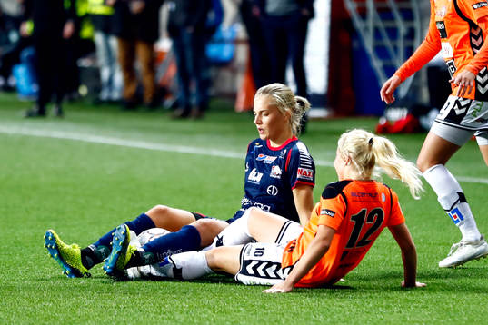 Linköpings Lina Hurtig och Kristianstads Kajsa Törnkvist