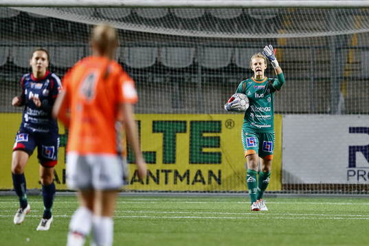 Linköpings målvakt Cajsa Andersson