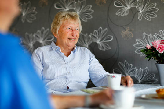 Hemma hos Lars och Britt Tinnerholm - farfar och farmor