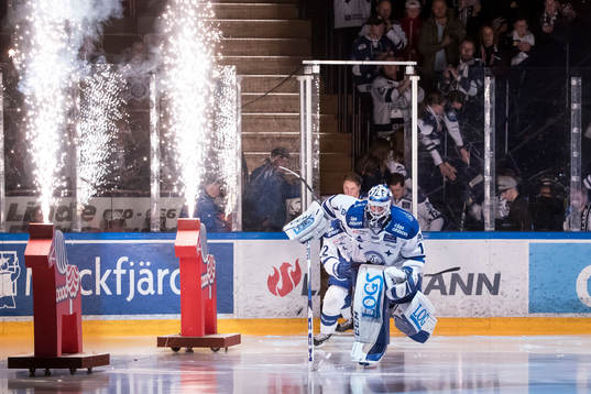 Leksands målvakt Tex Williamsson gör entre i