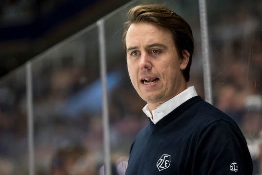 Leksands assisterande tränare Elias Granath   i