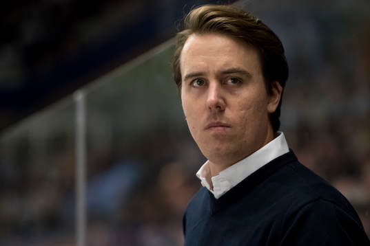 Leksands assisterande tränare Elias Granath   i