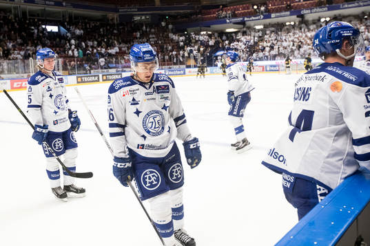 Leksands Patrik Norén och Calle Själin deppar
