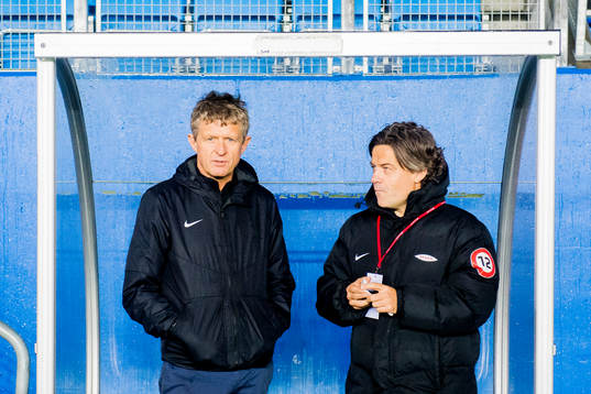 Lars Arne Nilsen, head coach of Brann, and Gorm