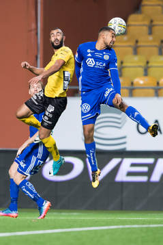 Elfsborgs Issam Jebali och Sundsvalls Noah Sonko Sundberg