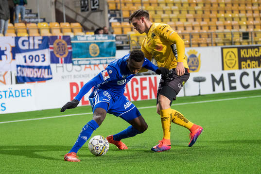 Elfsborgs Jesper Manns och Sundsvalls Peter Wilson