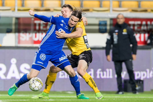 Elfsborgs Jörgen Horn och Sundsvalls Linus Hallenius