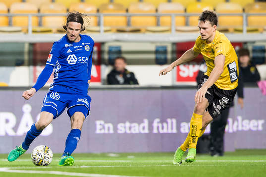 Sundsvalls Linus Hallenius och Elfsborgs Jörgen Horn