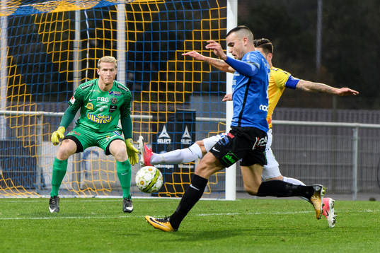 Falkenbergs målvakt Hampus Nilsson