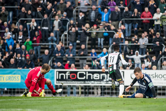 Utsiktens målvakt Axel Wibrån och Cedomir Tomcic deppar